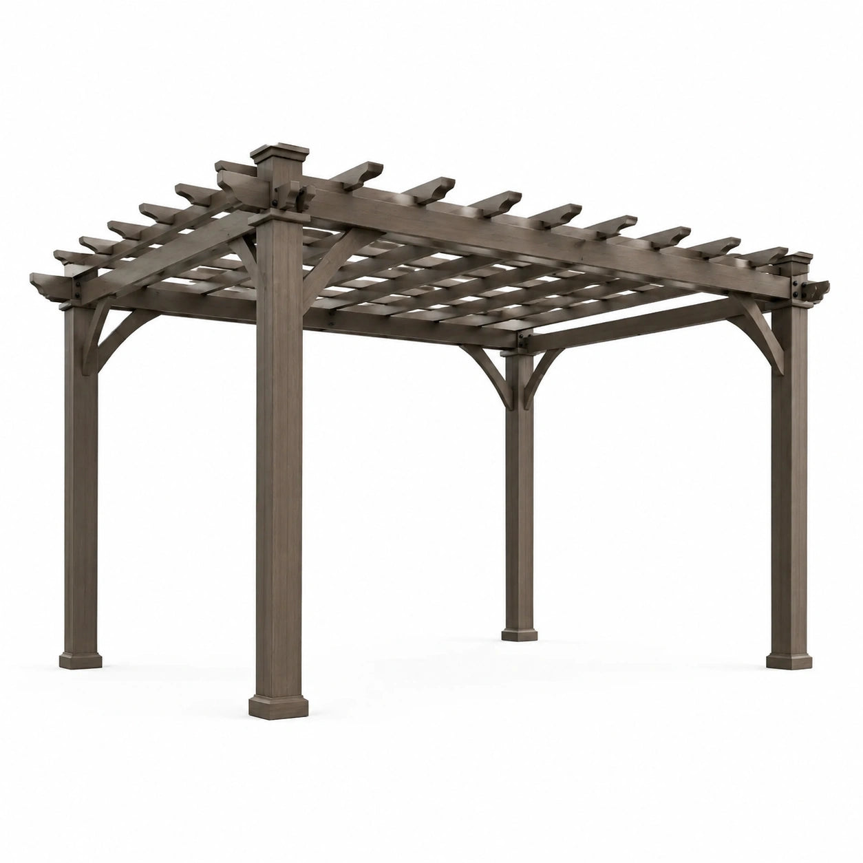 Pergola en bois de cèdre 300x300x240 cm