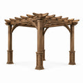 Ensemble de salon d'extérieur en bois d'acacia et corde beige