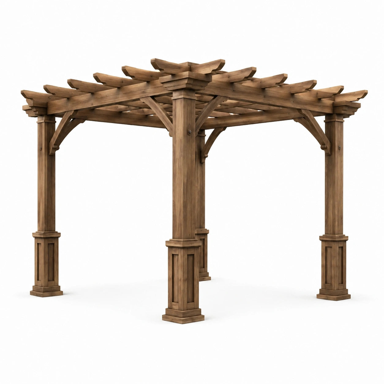 Ensemble de salon d'extérieur en bois d'acacia et corde beige