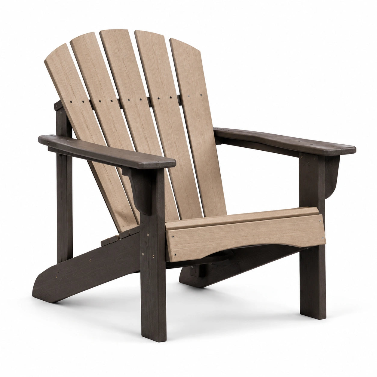 Fauteuil Adirondack en bois massif bleu pour extérieur