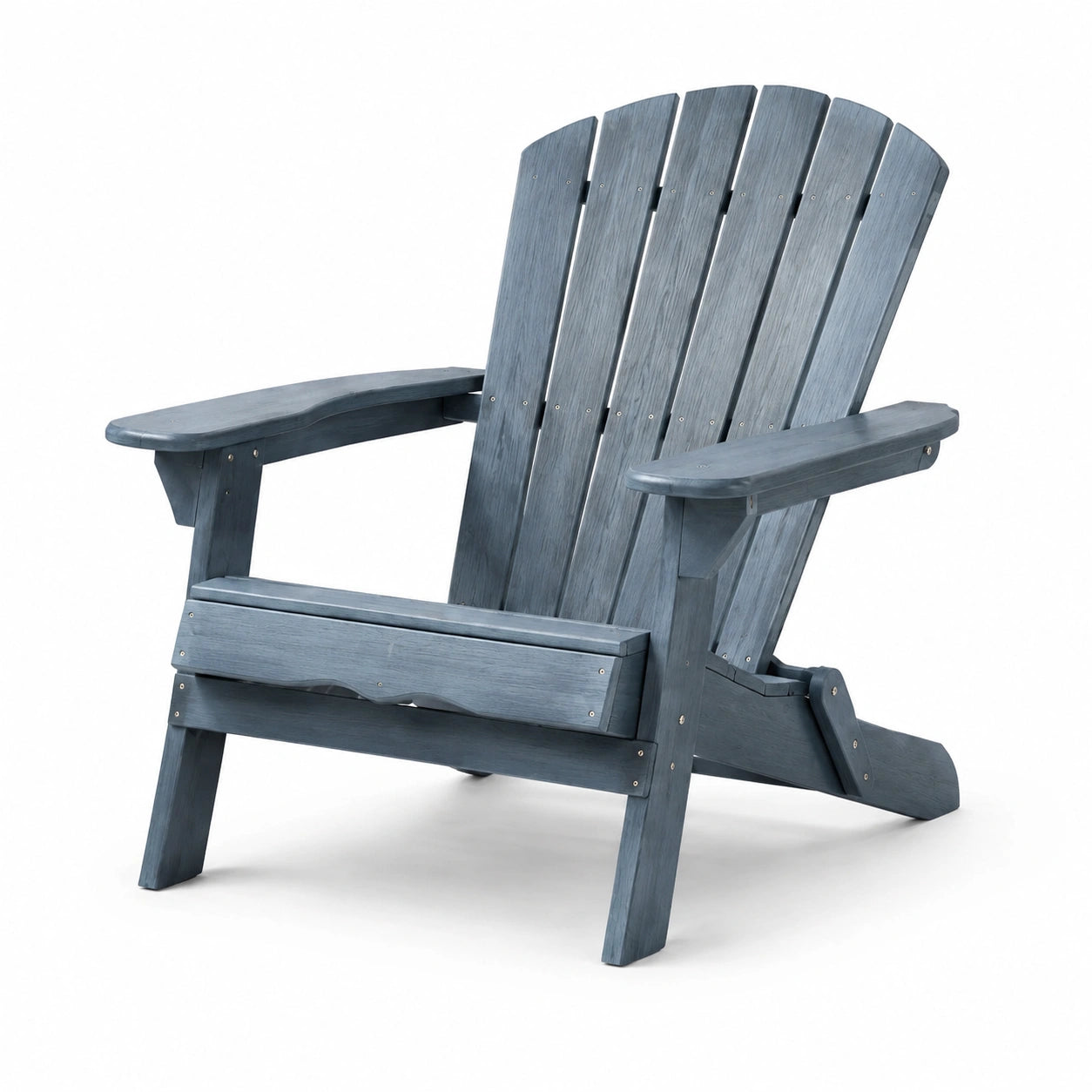 Fauteuil Adirondack en plastique bleu